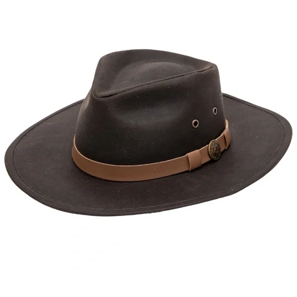 Classic Brown Men's Hat - Picture 1 of 8